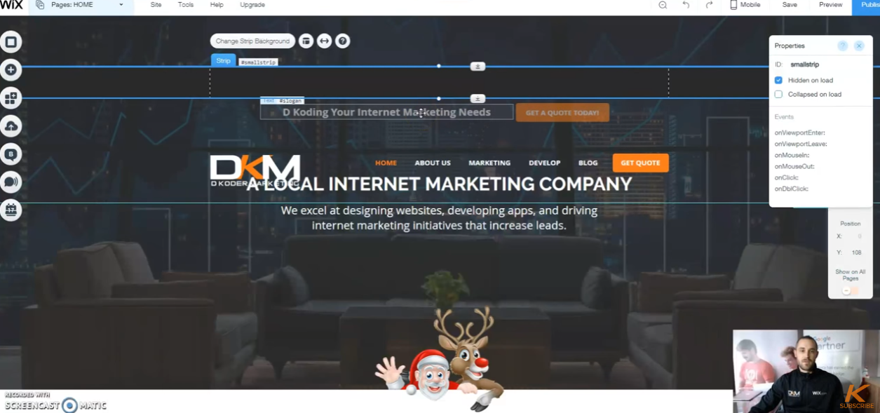How to Create an On-Scroll Animated Header Using Wix Code