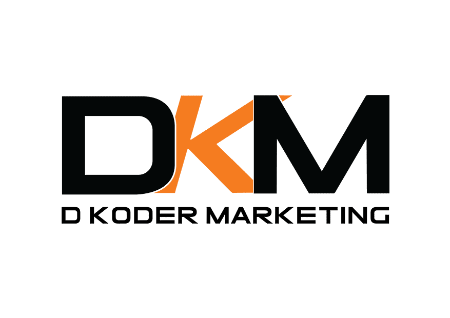 D Koder Marketing - DKM-BLK - Official Logo
